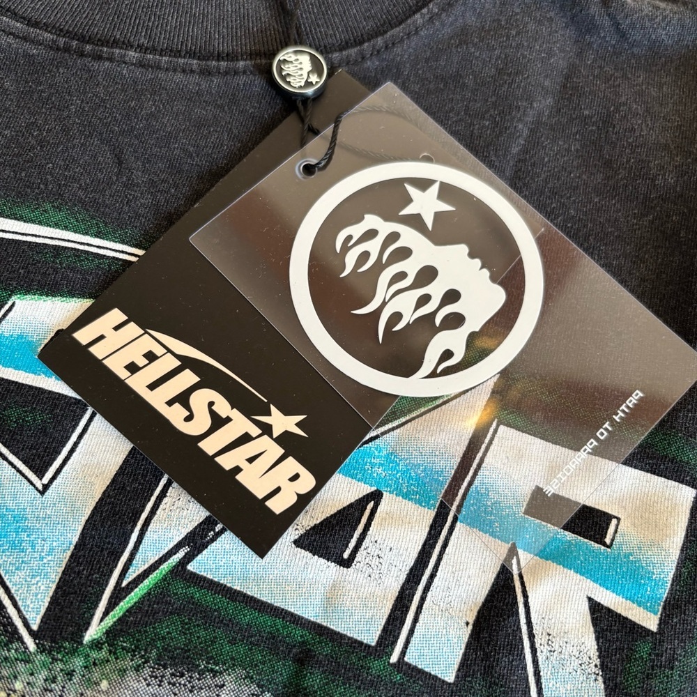 *HELLSTAR* The Future T-Shirt *BLACK* NFC TAG SIZE L (BRAND NEW) - Picture 3 of 7